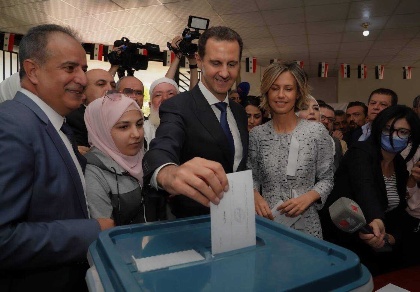 بشار الأسد انتخابات